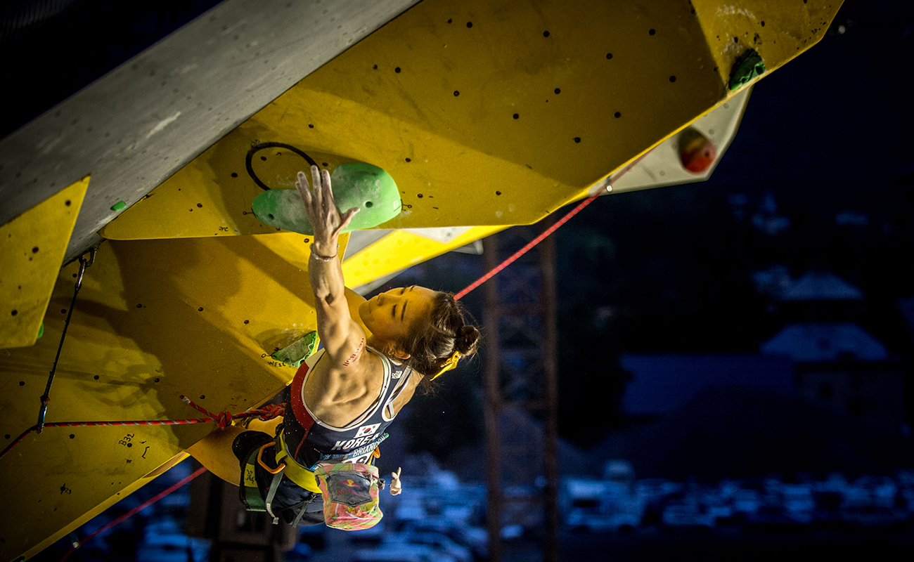 Finales coupe du monde d'escalade de difficulté IFSC Mondial de l'escalade