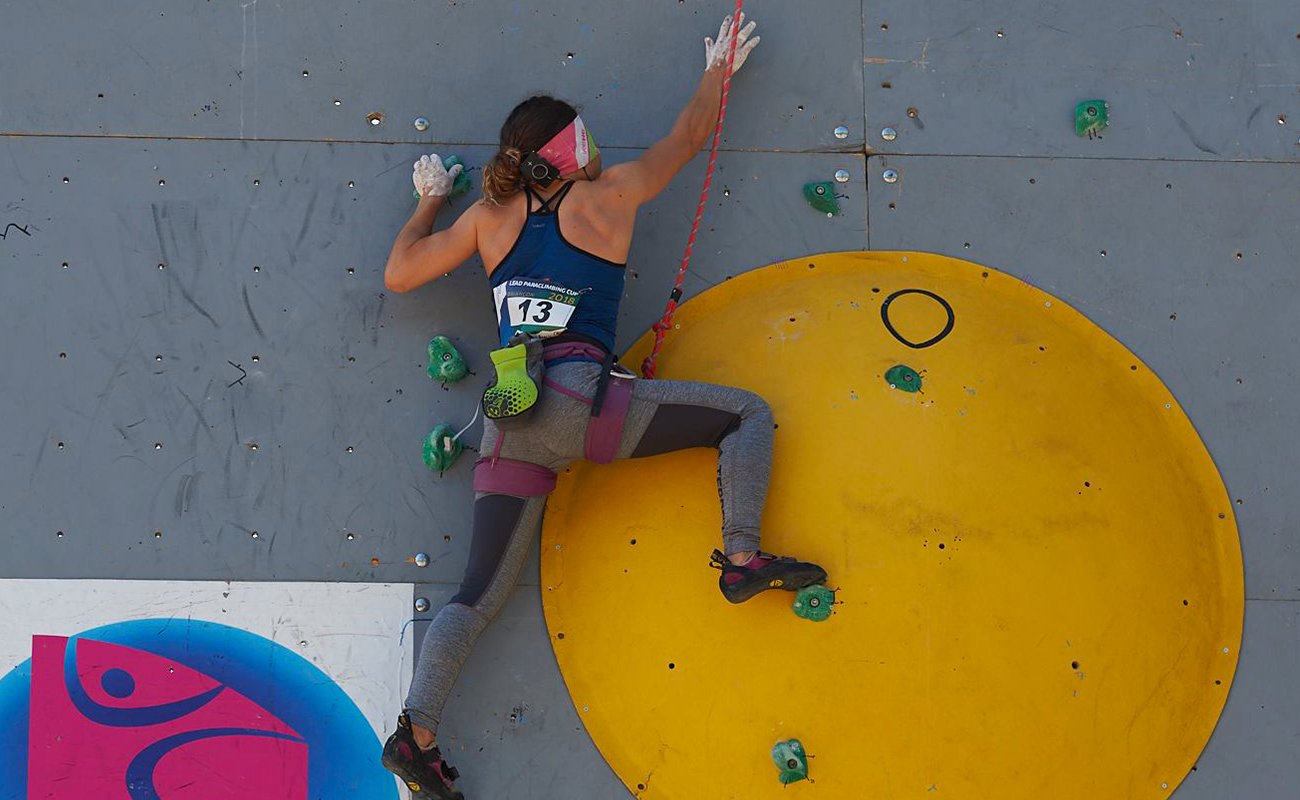 qualification des championnats du monde handi-escalade IFSC de Briançon