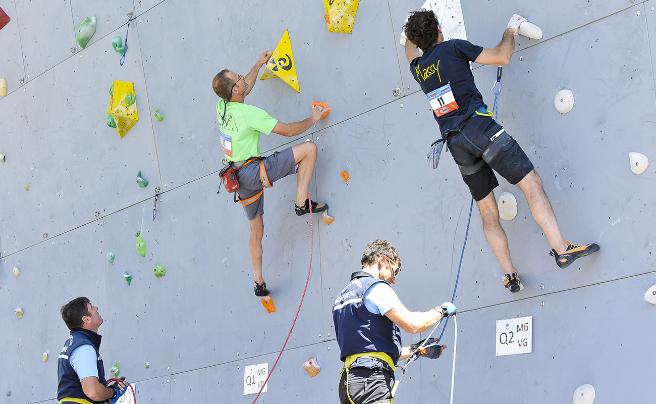 Coupe de France jeunes et vétérans FFME de difficulté au Mondial de l'Escalade de Briançon